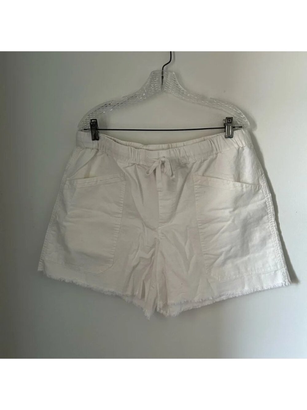Roots‎  White Cotton/Linen Shorts